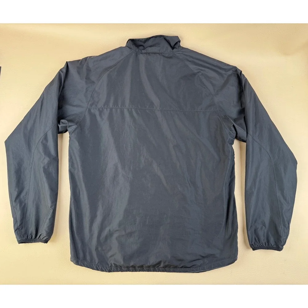 Merrell Fleece Lined Windbreaker Jacket Men's Large Black Full Zip - Picture 3 of 8